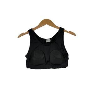 HydroChic Supreme Swim and Sports Bra Black Padded Size 2 32-34 B/C